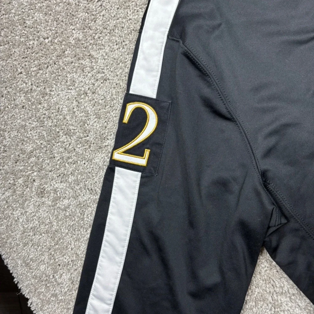Polo Ralph Lauren Black Watch Polo Team Track‎ Jacket XL Black White Gold Zip
